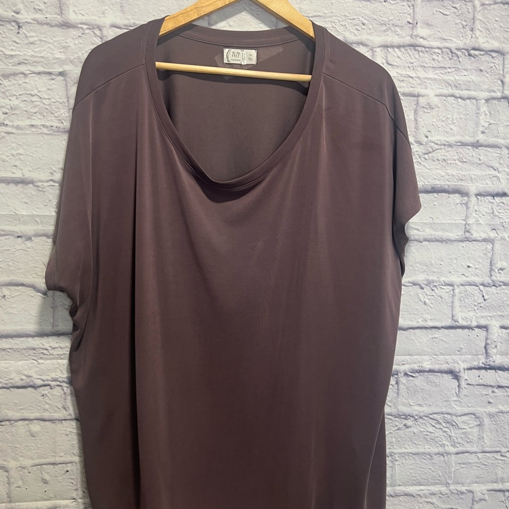 Maurices 3x Deep Purple Short Sleeve Tee